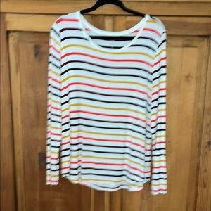 GAP multi colored Striped Long Sleeve Women's Top Sz. S